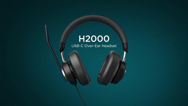 Kensington H2000, Headset schwarz, USB-C