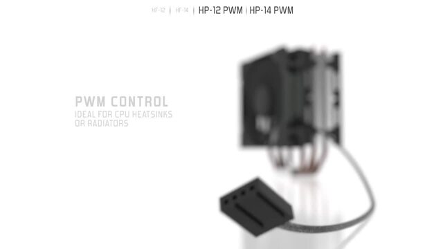 Fractal Design Venturi HP-12 PWM, Gehäuselüfter weiß