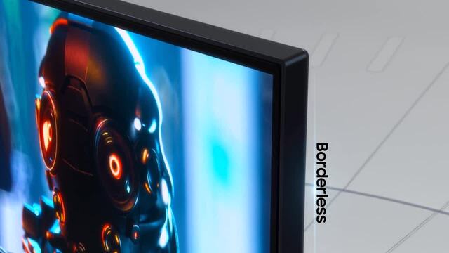 SAMSUNG Odyssey G50A 27" gaming monitor Zwart, 165Hz, HDMI, DisplayPort
