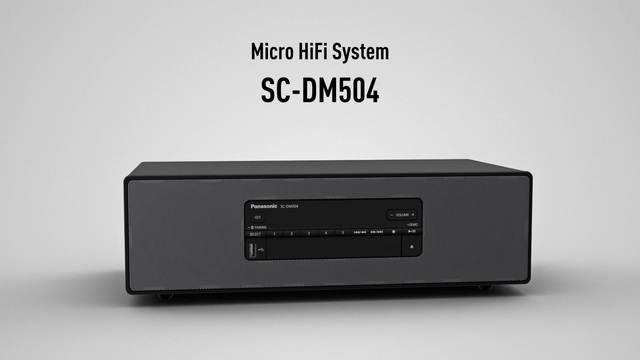 Panasonic SC-DM504EG-K, Kompaktanlage schwarz, Bluetooth, USB