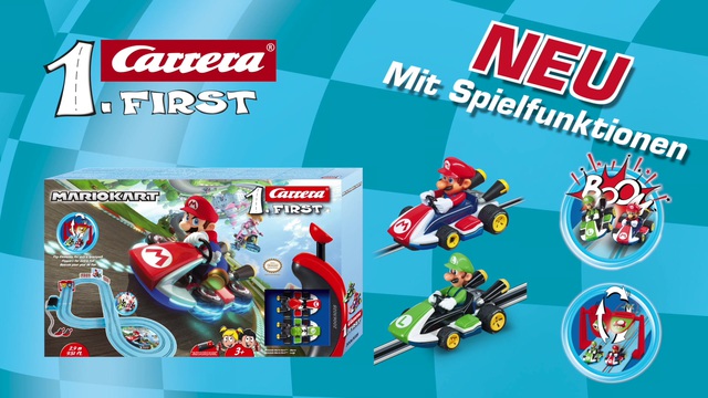 Carrera FIRST Nintendo Mario Kart, Rennbahn Mario und Luigi