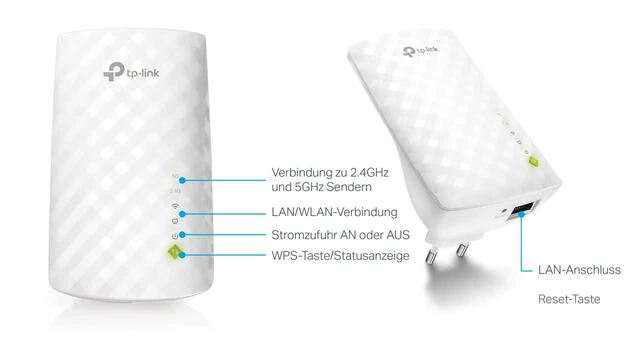 TP-Link RE200, Repeater weiß