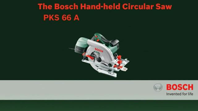 Bosch Handcirkelzaag PKS 66A Groen/zwart