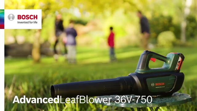 Bosch Akku-Laubbläser Advanced LeafBlower 36V-750, Laubgebläse grün/schwarz, Li-Ionen Akku 2,0Ah, POWER FOR ALL