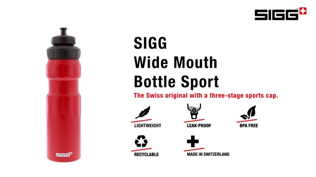SIGG Alu WMB Sports Touch 0,75 Liter, Trinkflasche weiß