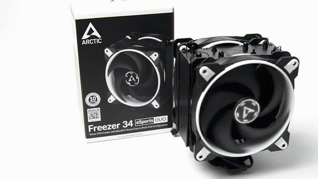 Arctic Freezer 34 eSports DUO, CPU-Kühler schwarz/rot