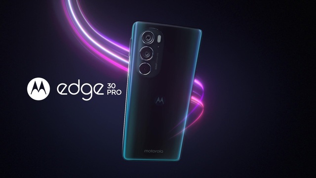 Motorola Edge 30 pro 256GB, Handy Cosmos Blue, Dual SIM, Android 12