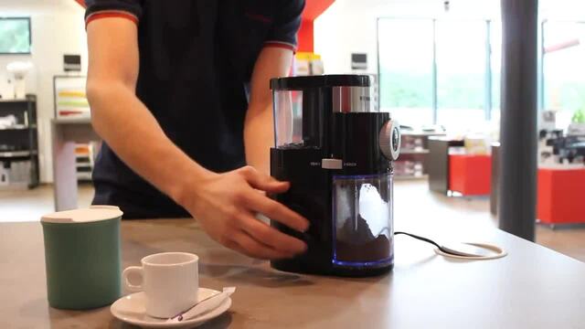 Rommelsbacher Kaffeemühle EKM 200, mit Scheibenmahlwerk schwarz, 110 Watt, Retail