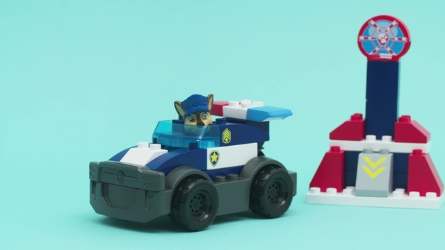 Mattel Paw Patrol - The Movie - Chase’s City Police Cruiser Set, Jouets de construction 
