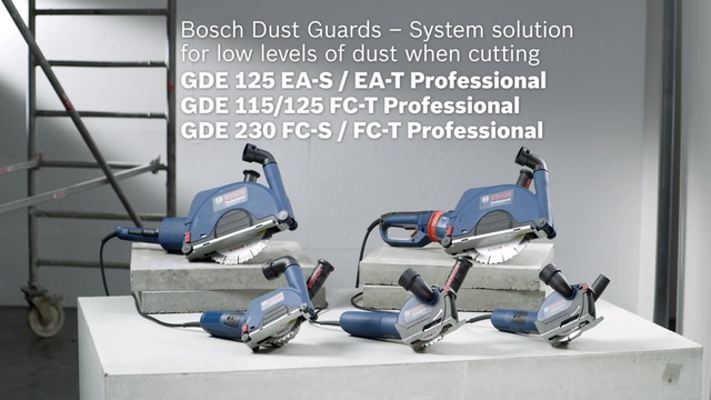Bosch Zuigmondstuk GDE 125 EA-T opzetstuk Blauw/zwart