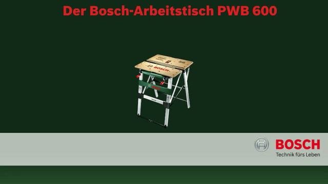 Bosch Arbeitstisch PWB 600, Werkbank grün