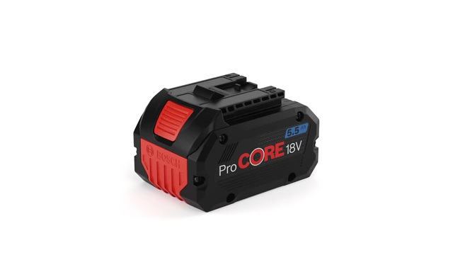 Bosch ProCORE18V 5.5Ah Professional oplaadbare batterij Zwart/rood