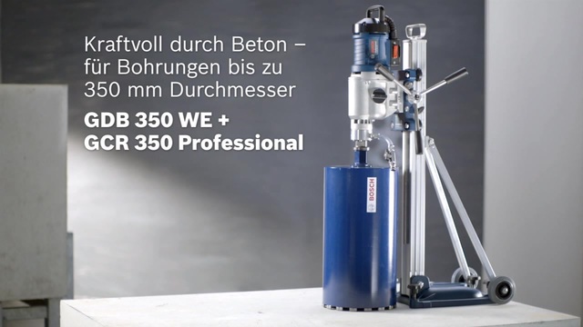 Bosch Diamantbohrmaschine GDB 350 WE Professional blau, 3.200 Watt