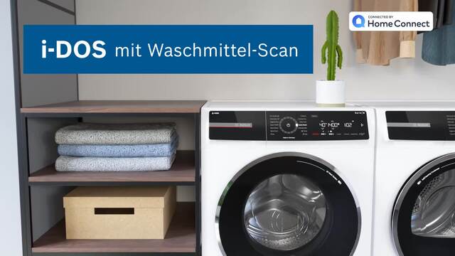 Bosch WGB244A40 Serie 8, Waschmaschine weiß/schwarz, 60 cm, Home Connect
