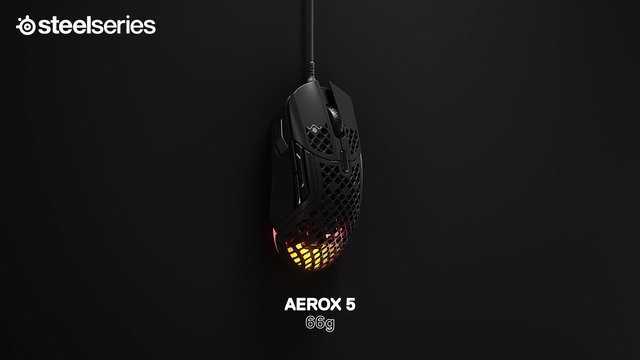 SteelSeries Aerox 5, Gaming-Maus schwarz
