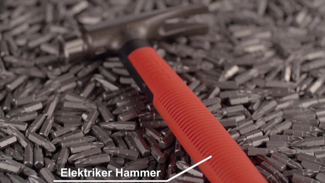 Wiha Elektriker-Hammer rot, 300g