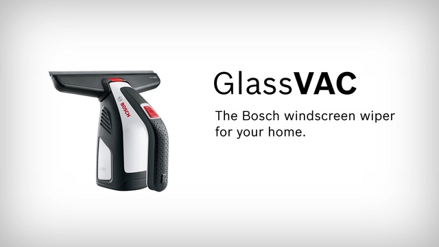 Bosch Reinigungsset mit kleinem Saugkopf, für GlassVAC, Düse schwarz
