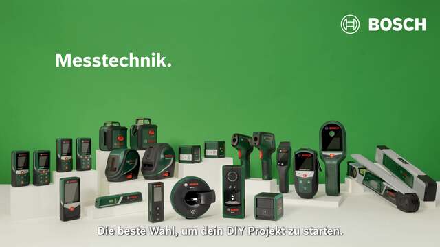 Bosch Kreuzlinienlaser UniversalLevel 3 Set grün/schwarz, rote Laserlinien, Reichweite 10 Meter