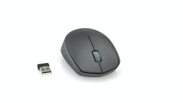 Logitech M170 Wireless, Maus grau, für Links- und Rechtshänder, PC/Mac