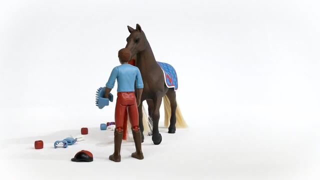 Schleich Horse Club Sofia's Beauties - Kit de démarrage Leo & Rocky, Figurine 