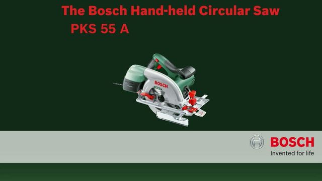 Bosch PKS 55 A 16 cm 5600 tr/min 1200 W, Scie circulaire Vert/Noir, 16 cm, 5600 tr/min, 5,5 cm, 2 cm, 3,8 cm, 103 dB