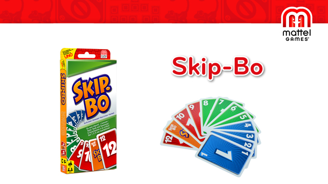 Mattel Games Skip-Bo, Kartenspiel 