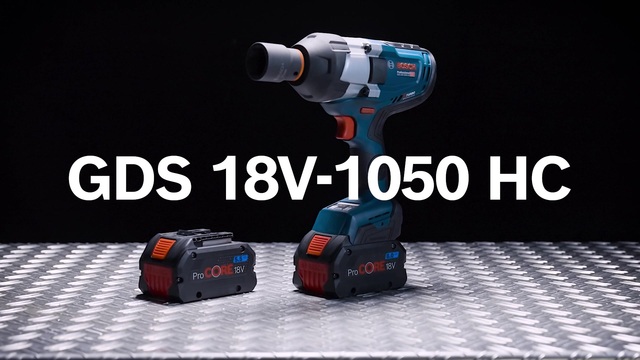 Bosch GDS 18V-1050 HC solo        verpakking slagmoersleutel Blauw/zwart