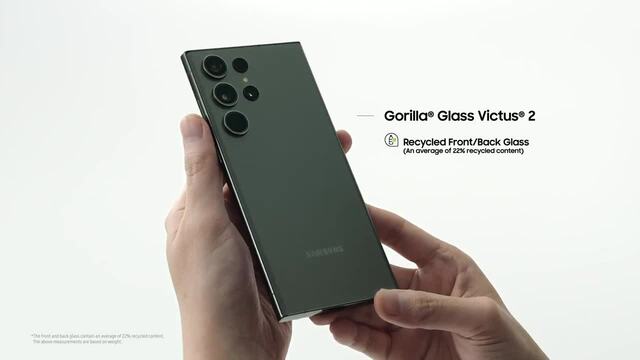 SAMSUNG Galaxy S23 Ultra Enterprise Edition 256GB, Handy Phantom Black, Android 13