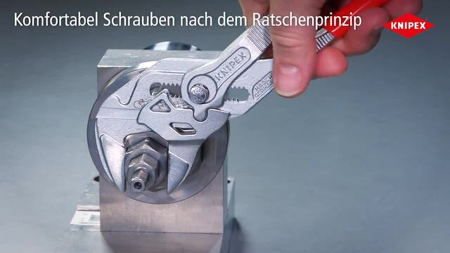 KNIPEX Mini-Zangenschlüssel 86 03 125 10-fach einstellbar