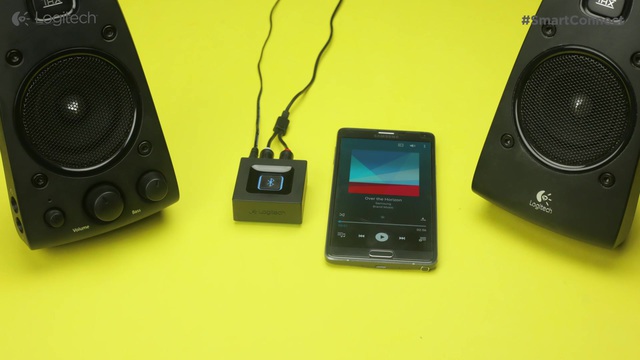Logitech Récepteur Audio Bluetooth, Adaptateur Bluetooth Noir, 3,5 mm, A2DP, 15 m, Noir, Secteur, Type C