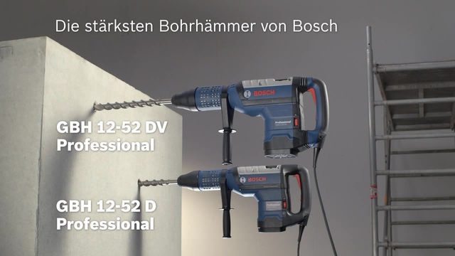 Bosch Bohrhammer GBH 12-52 D blau, 1.700 Watt, Koffer
