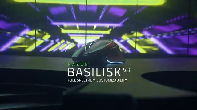 Razer Basilisk V3 gaming muis Zwart, 26.000 dpi, RGB leds