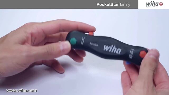 Wiha Multitool Mini PocketStar Zwart, 8-delig