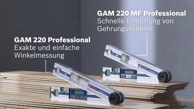 Bosch Winkelmesser GAM 220 MF Professional silber/blau