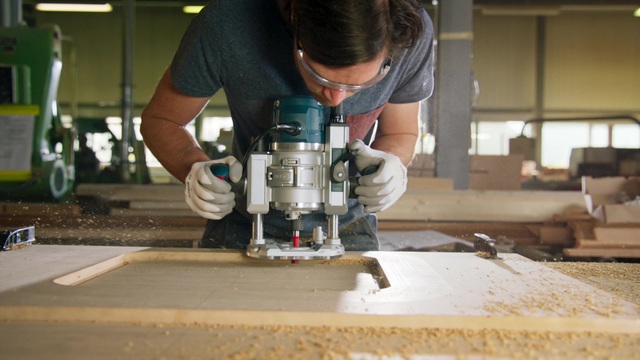 Bosch Bündigfräser Expert for Wood Laminate, Ø 16mm Schaft Ø 8mm, zweischneidig, Anlaufkugellager oben