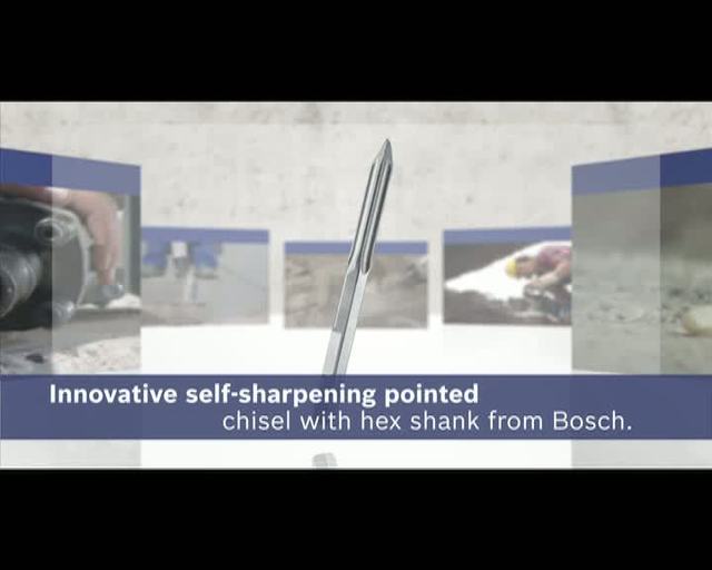 Bosch 10-delige SDS plus puntbeitel set 250mm 10 stuks