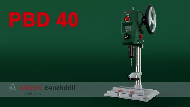 Bosch Tafelboormachine PBD 40 Groen, 710 Watt 