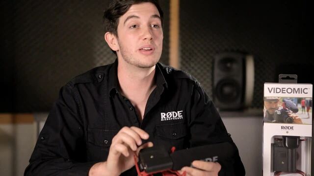 Rode Microphones VideoMic GO, Micro Noir/Rouge