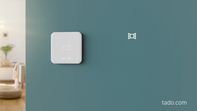 tado° Bouton de radiateur intelligent - Quattro, Thermostat Blanc,  4 pièces