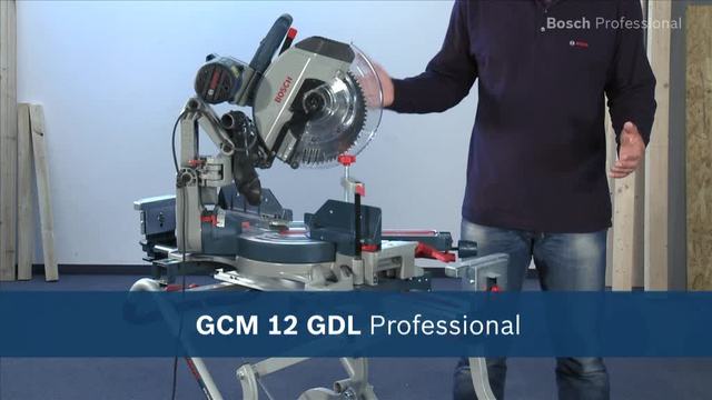 Bosch Kapp-und Gehrungssäge GCM 12 GDL Professional blau, 2.000 Watt