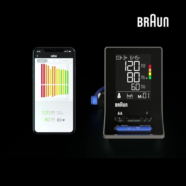 Braun ExactFit 5 Connect, Blutdruckmessgerät schwarz