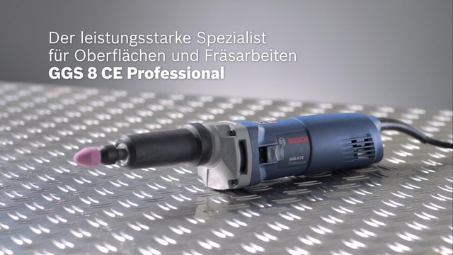Bosch Geradschleifer GGS 8 CE Professional blau, 750 Watt