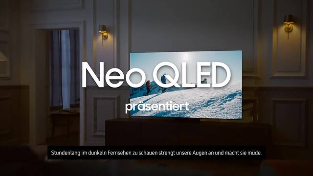SAMSUNG Neo QLED GQ-43QN90C, QLED-Fernseher 108 cm (43 Zoll), silber/carbon, UltraHD/4K, Twin Tuner, HD+, 100Hz Panel