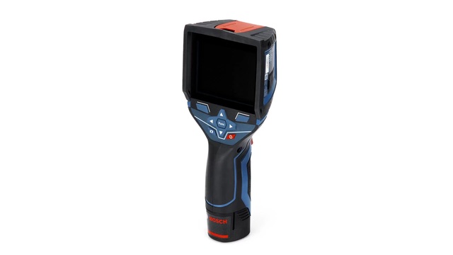 Bosch Wärmebildkamera GTC 400 C Professional, 12Volt, Thermodetektor blau/schwarz, Li-Ionen-Akku 2,0Ah, L-BOXX