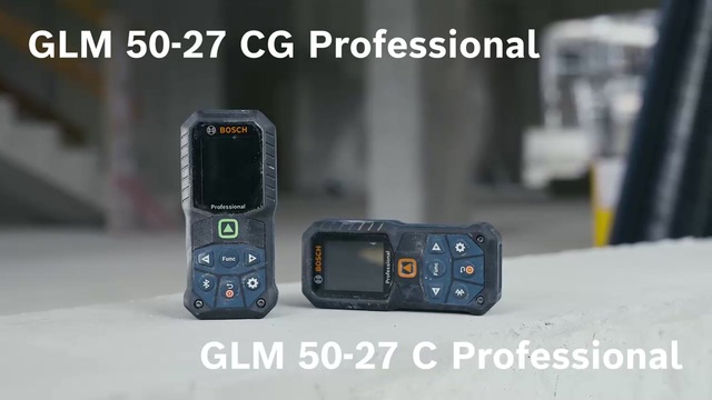 Bosch  GLM 50-27 CG Professional afstandsmeter Blauw/zwart, bereik 50m, groene laserlijn