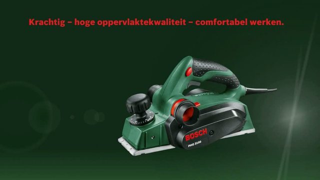 Bosch Schaafmachine PHO 3100 elektrische schaafmachine Groen/zwart, Kunststof koffer