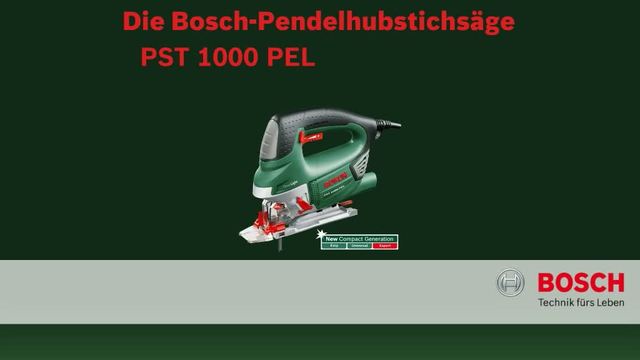 Bosch Stichsäge PST 1000 PEL grün/schwarz, Koffer, 650 Watt