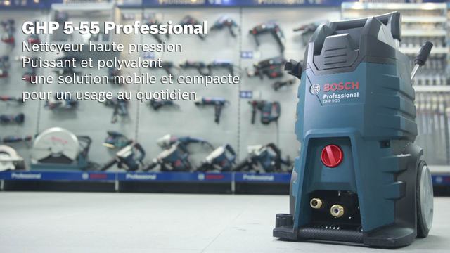 Bosch GHP 5-55 Professional Nettoyeur haute pression Droit Electrique 520, 500 2200 W Bleu/Noir, Droit, Electrique, 8 m, 5 m, 520, 500, 115 bar