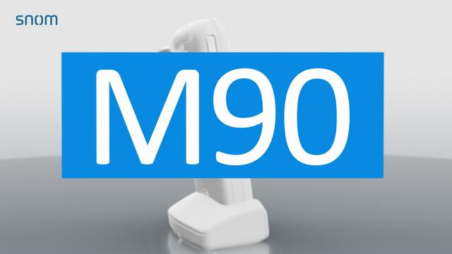 snom M90, analoges Telefon weiß