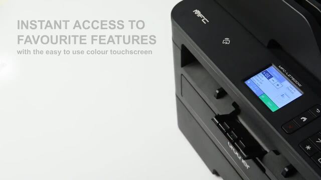 Brother MFC-L2750DW, Multifunktionsdrucker schwarz/anthrazit, USB, LAN, WLAN, WiFi direct, MFC, Scan, Kopie, Fax